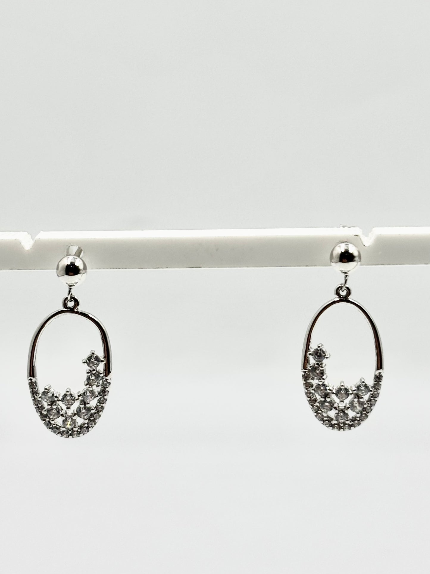 Sterling Silver Drop Cascade earring