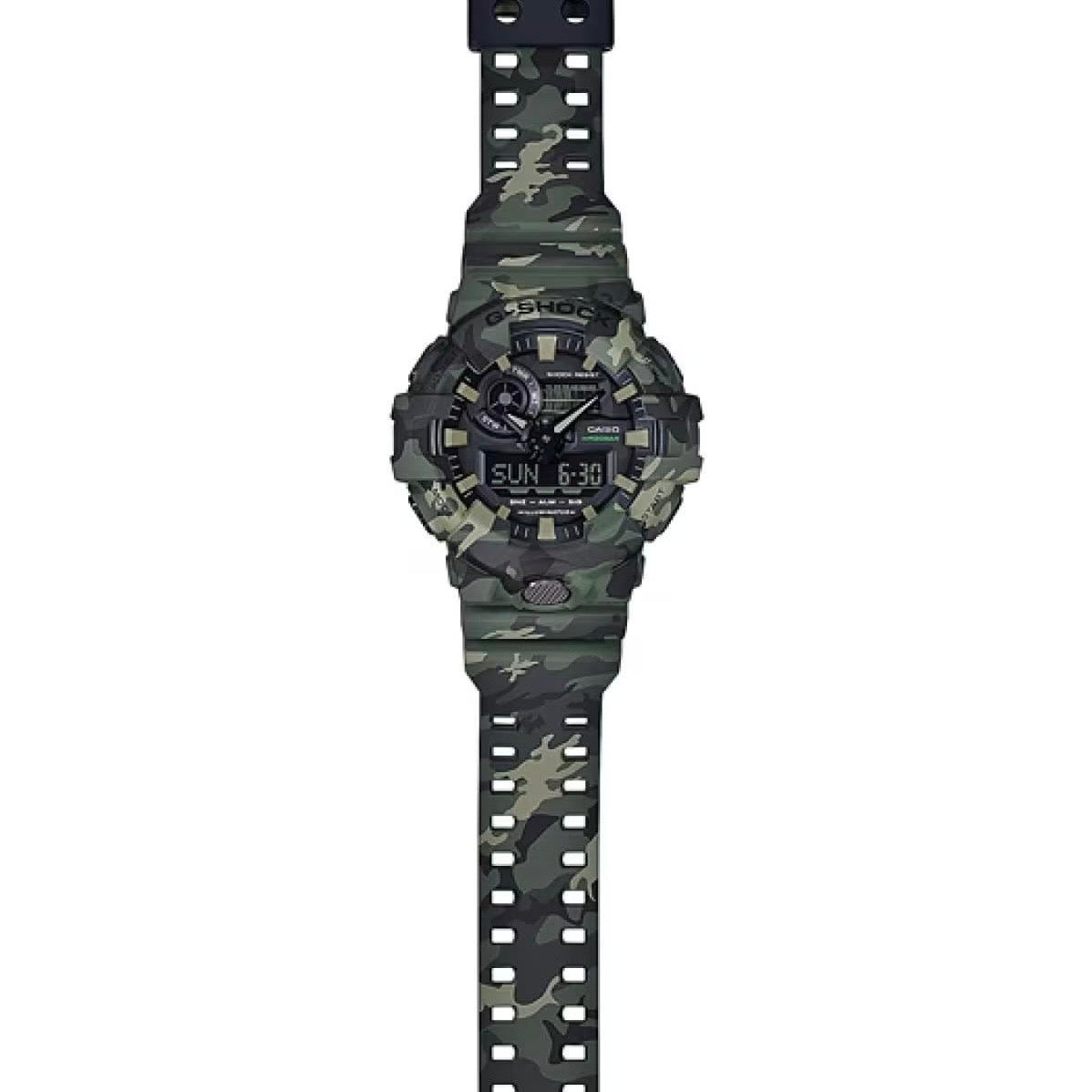 Casio G-shock-700CM-3ADR (Green Camouflage)