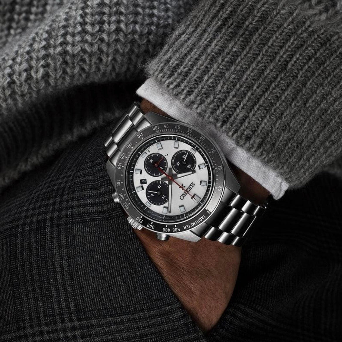 SEIKO PROSPEX SPEEDTIMER GO LARGE SOLAR CHRONOGRAPH WATCH