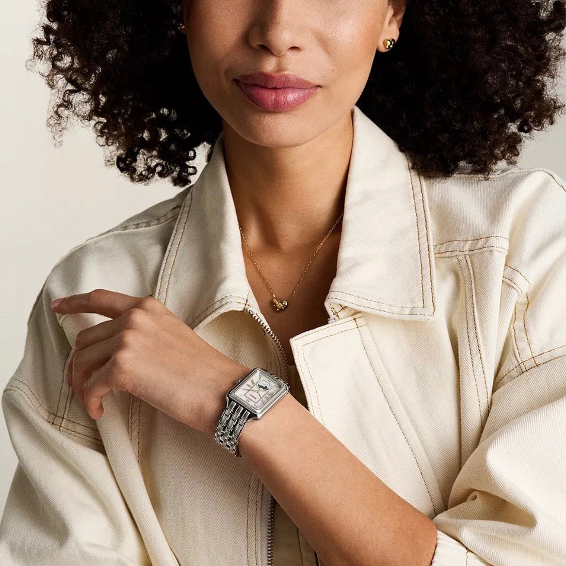 Fossil Women's Raquel Sun Moon Multifunction, Stainless Steel Watch