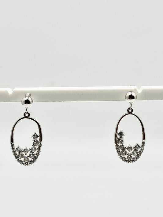 Sterling Silver Drop Cascade earring