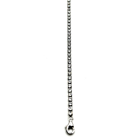 Classic Dainty Sterling Silver Tennis Bracelet