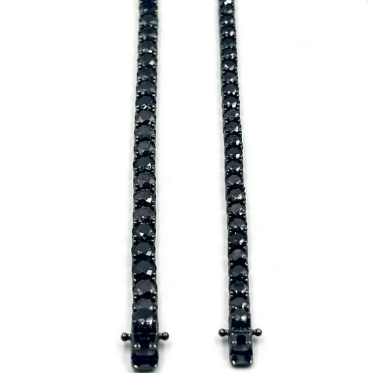 Midnight Black Tennis Bracelet