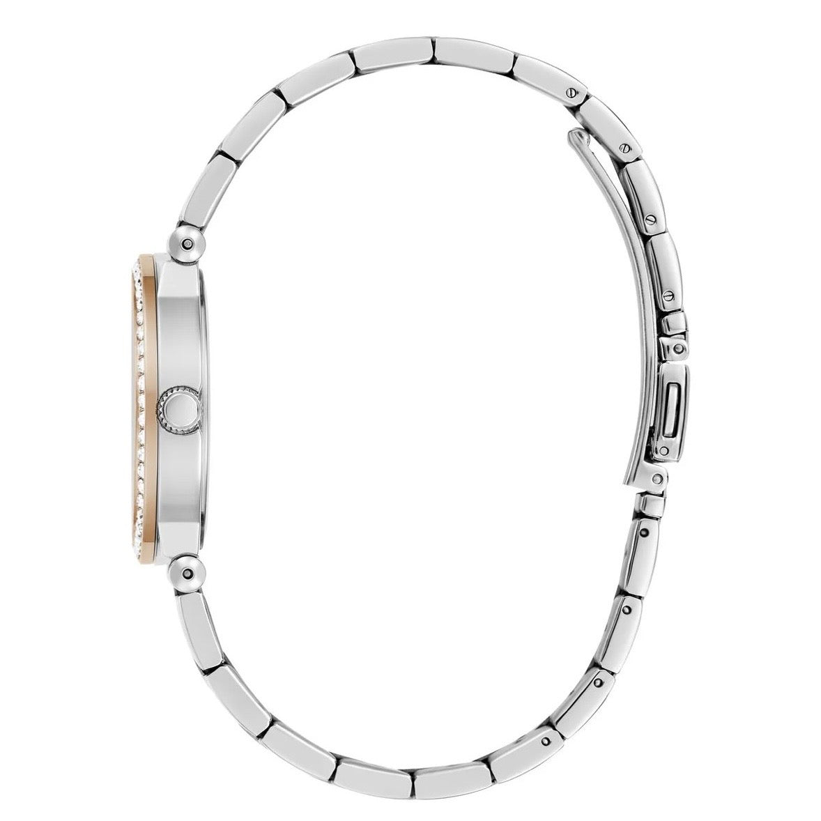 Guess Fawn Pink Round Dial Quartz Analog Women Watch