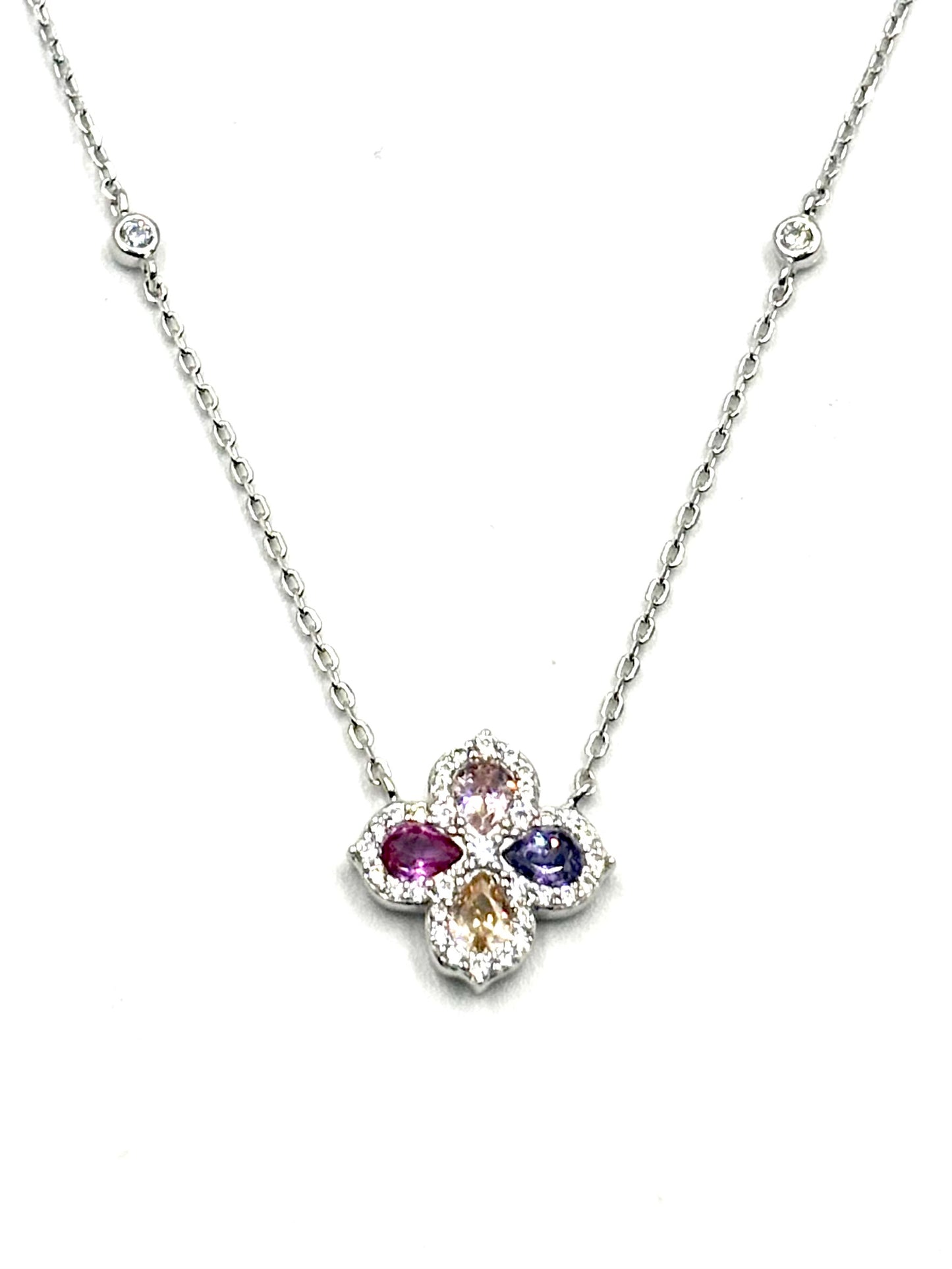 Bloom of Fortune Clover Necklace
