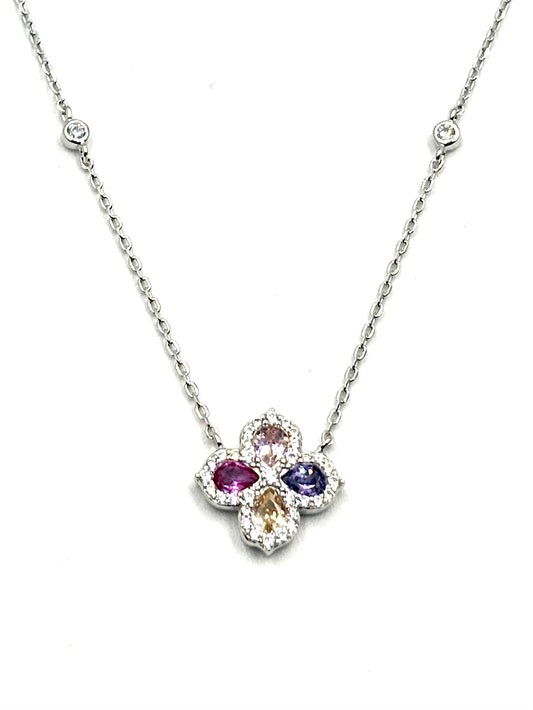 Bloom of Fortune Clover Necklace