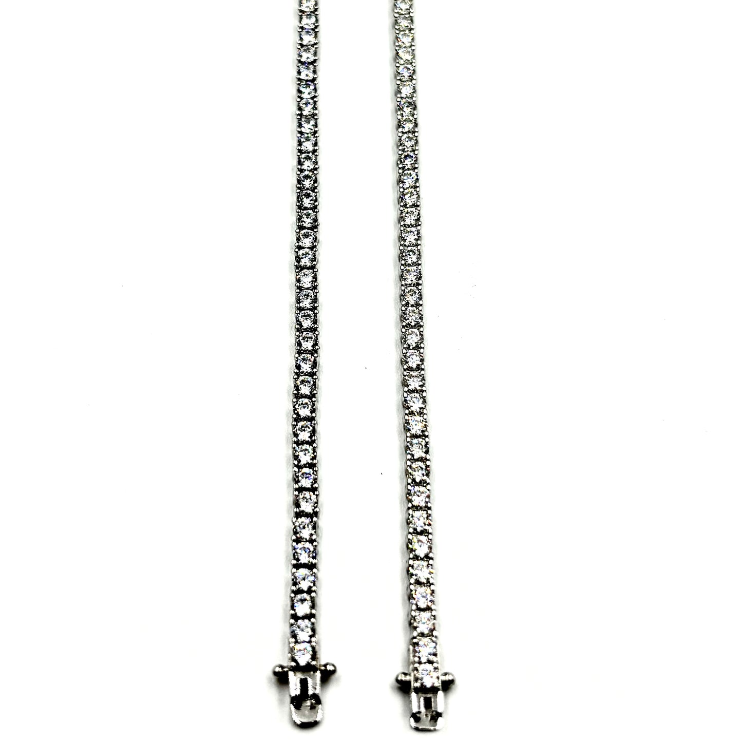 Classic Sterling Silver Tennis Bracelet – 19cm & 20cm