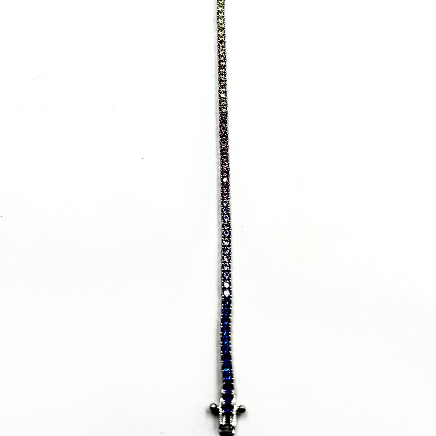 Twilight Gradient Sterling Silver Tennis Bracelet