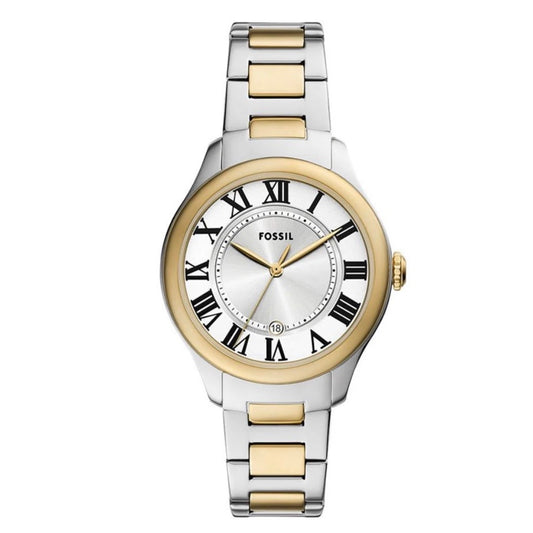Fossil Gilmore Three-Hand Date Two-Tone Stainless Steel Watch