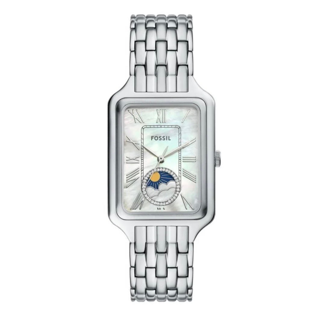 Fossil Women's Raquel Sun Moon Multifunction, Stainless Steel Watch
