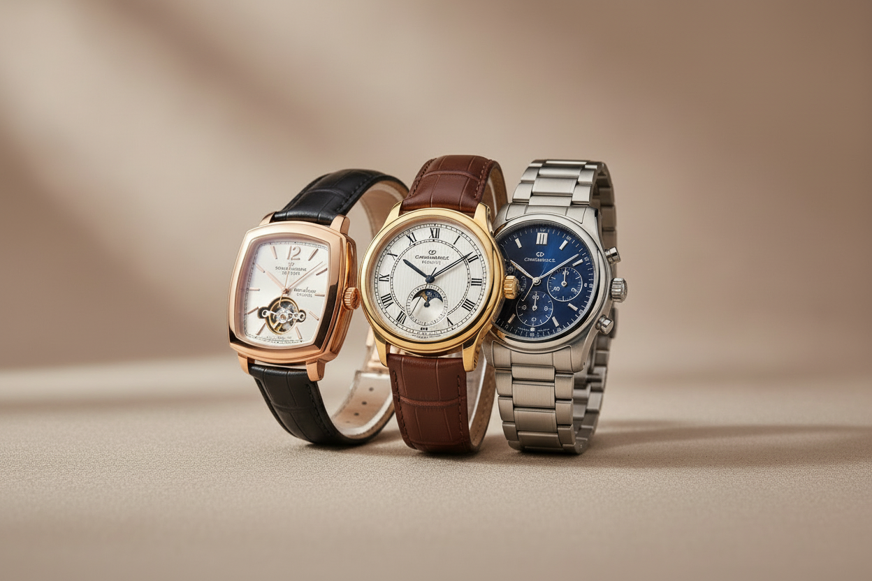 High quality luxury watches for slideshow - portrait